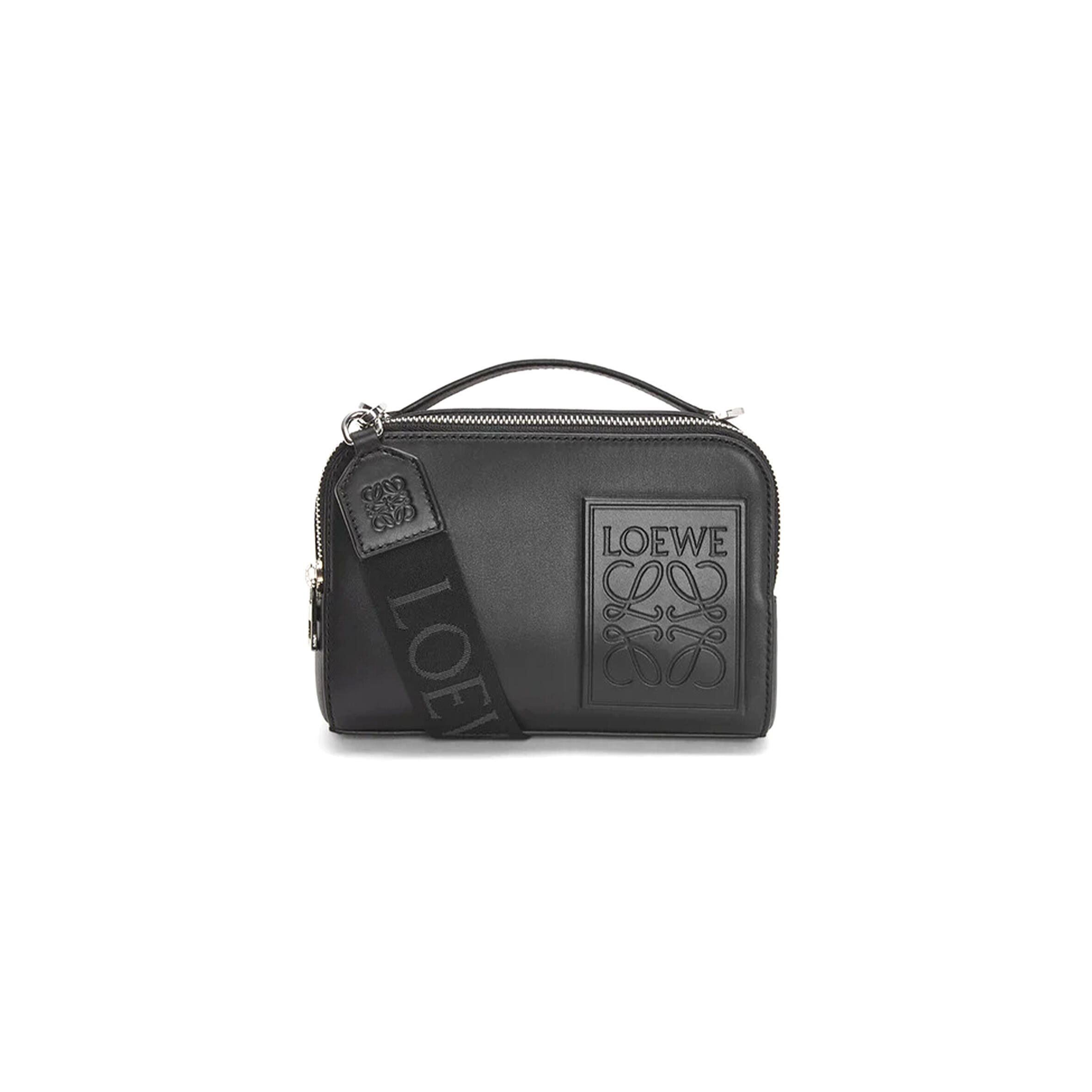 LOEWE MINI CROSSBODY CAMERA BAG IN SATIN CALFSKIN C565R41X05 (18*13*8.5cm)